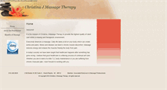 Desktop Screenshot of christinaj.massagetherapy.com