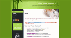 Desktop Screenshot of innerpeacewellness.massagetherapy.com