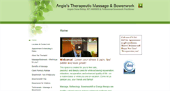 Desktop Screenshot of angiemenaar.massagetherapy.com