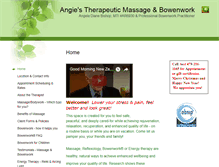 Tablet Screenshot of angiemenaar.massagetherapy.com