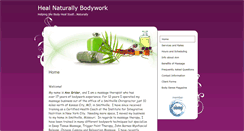Desktop Screenshot of healnaturally.massagetherapy.com