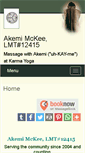 Mobile Screenshot of akemi.massagetherapy.com