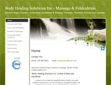 Tablet Screenshot of ken.massagetherapy.com