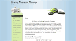 Desktop Screenshot of healingmountain.massagetherapy.com