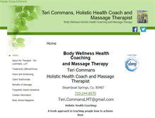 Tablet Screenshot of bw.massagetherapy.com