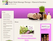 Tablet Screenshot of birgitchrist.massagetherapy.com