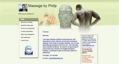 Desktop Screenshot of philip.massagetherapy.com