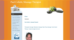 Desktop Screenshot of paulcolletti.massagetherapy.com