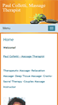 Mobile Screenshot of paulcolletti.massagetherapy.com