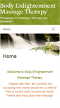 Mobile Screenshot of bodyenlightenment.massagetherapy.com