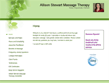 Tablet Screenshot of allisonstewart.massagetherapy.com
