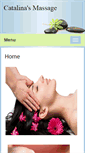 Mobile Screenshot of catalinas.massagetherapy.com