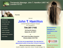 Tablet Screenshot of jthamilton.massagetherapy.com