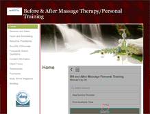 Tablet Screenshot of paulettemason.massagetherapy.com