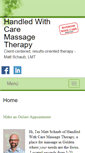 Mobile Screenshot of mattschaub.massagetherapy.com