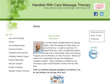 Tablet Screenshot of mattschaub.massagetherapy.com