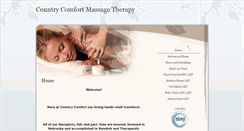 Desktop Screenshot of countrycomfort.massagetherapy.com