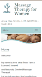 Mobile Screenshot of annesmith.massagetherapy.com