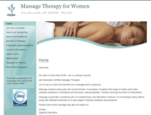 Tablet Screenshot of annesmith.massagetherapy.com