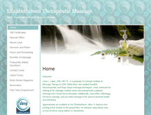 Tablet Screenshot of leisaleber.massagetherapy.com