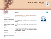 Tablet Screenshot of bryanmassage.massagetherapy.com