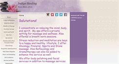 Desktop Screenshot of indigohealing.massagetherapy.com