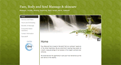 Desktop Screenshot of facebodyandsoul.massagetherapy.com