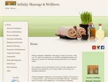 Tablet Screenshot of michellewall.massagetherapy.com