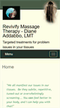 Mobile Screenshot of dianeaddabbolmt.massagetherapy.com