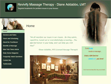 Tablet Screenshot of dianeaddabbolmt.massagetherapy.com