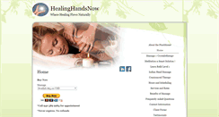 Desktop Screenshot of healinghandsnow.massagetherapy.com