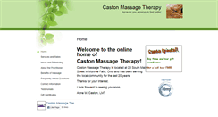 Desktop Screenshot of castonmassage.massagetherapy.com