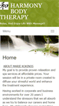 Mobile Screenshot of hbt.massagetherapy.com