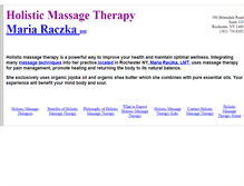Tablet Screenshot of holistic.massagetherapy.com