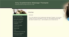 Desktop Screenshot of amyquartermaine.massagetherapy.com