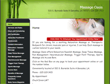 Tablet Screenshot of chuckdixon.massagetherapy.com