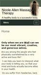 Mobile Screenshot of nicoleallen.massagetherapy.com