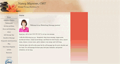 Desktop Screenshot of nancymignone.massagetherapy.com