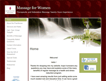 Tablet Screenshot of livens.massagetherapy.com