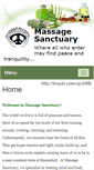 Mobile Screenshot of massagesanctuary.massagetherapy.com