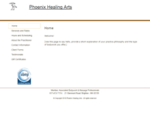 Tablet Screenshot of phoenixhealingarts.massagetherapy.com