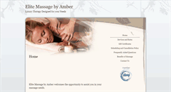 Desktop Screenshot of elitemassagebyamber.massagetherapy.com