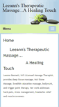 Mobile Screenshot of leeann.massagetherapy.com