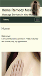 Mobile Screenshot of homeremedy.massagetherapy.com