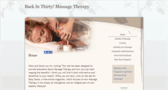 Desktop Screenshot of danawatts.massagetherapy.com