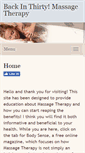 Mobile Screenshot of danawatts.massagetherapy.com