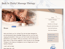 Tablet Screenshot of danawatts.massagetherapy.com