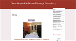Desktop Screenshot of dblanton.massagetherapy.com