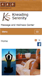 Mobile Screenshot of kneading-serenity.massagetherapy.com