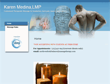 Tablet Screenshot of northwestbodybalance.massagetherapy.com